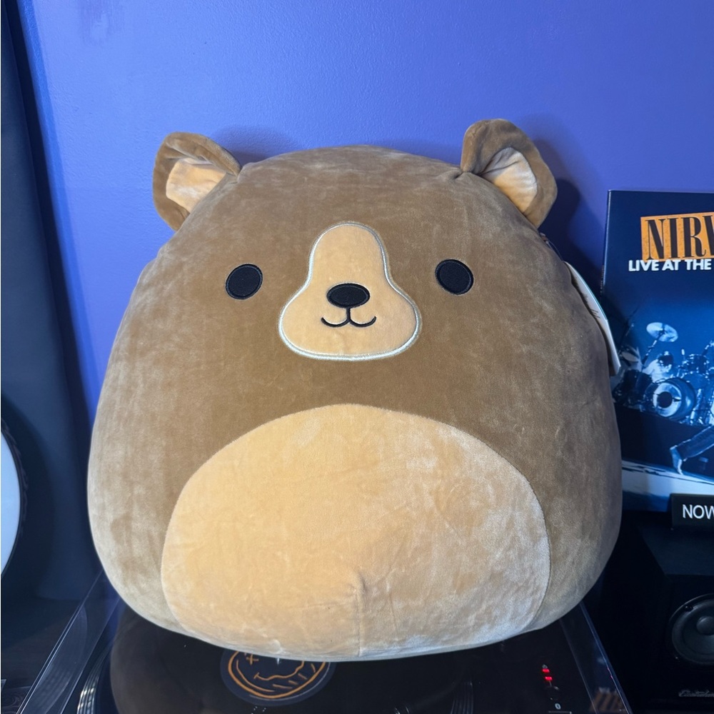 Squishmallows Tan Bear Plush Baron 16 Inch